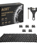 Beefy 420 Chain 90 Links Free Chain Breaker Included For Mini Bikes And Small Motors Fits Baja Warrior MB165 MB200 Cole Man