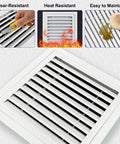 Solid Heavy Duty Louvered Return Air Grille And Access Hatch Panel Wall Ceiling Vent with heat-resistant features and easy maintenance.