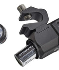 Vantage II 350 Lumen Hands Free Helmet Light With Rear Safety LED Black for Fire, Industrial and Jobsite Use, close-up view