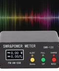DIY Digital Power Standing Meter With Built In Rechargeable Battery front view showing display and buttons