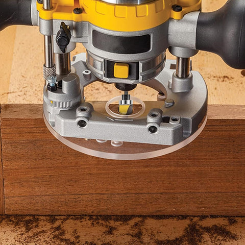 Router using Dish Carving Router Bit Set With Ball Bearing Three Piece One Quarter Inch Shank Bowl And Tray Template Bits