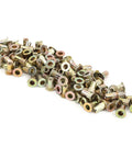 100 Piece M3 Zinc Coated Rivet Nut Set With Low Profile Threaded Inserts Shop Grade Assortment Kit showing various threaded inserts.