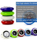 4 Pack Inline Skate Wheels 85A 72mm 76mm 80mm in five colors for indoor outdoor usage with ABEC 9 bearings, tools set, polyurethane