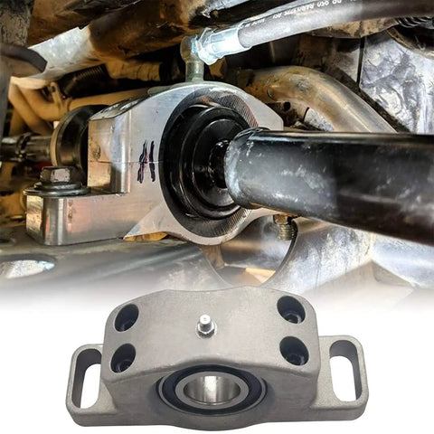 Heavy Duty Driveshaft Carrier Bearing Compatible With Polaris Rzr Xp 4 1000 And S 1000 Models, aluminum alloy close-up installation.