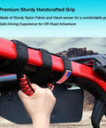 Hand gripping Four Pack Jeep Grab Handles For Roll Bar Paracord Set Off Road Ready Interior Upgrades For Wrangler Red American Flag