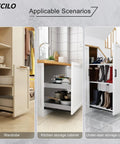 36 Inch Undermount Drawer Slides Heavy Duty Ball Bearing Full Extension Glides in kitchen and wardrobe storage scenarios.
