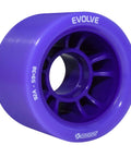 Evolve Roller Derby Wheel Set For Indoor Skating Red 95A High Performance Wheels With Ultra Grip Fast Roll Purple 92A Model