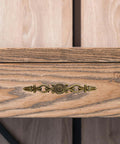 Vintage Bronze Patina Finish Cabinet Hardware 6.3 Inch Retro Flower Bar Pull on Wooden Drawer