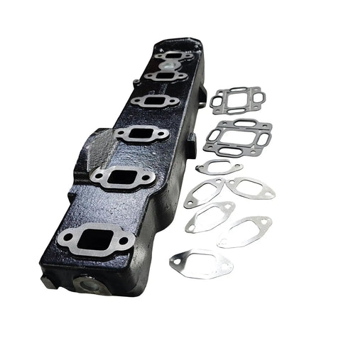 Exhaust Manifold 3920950 4020066 Direct Fit For 6B 6BT 6BTA 5.9L Diesel Engines Replacement Part with gaskets shown