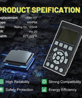 Drive Graphical Local Control Panel With Digital Display Works With Danfoss VLT FC302 FC301 Inverter LCD Operation Panel LCP102 Display and specifications.