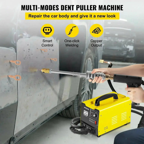 DIY Friendly Professional Dent Repair Kit With 1.8KW Spot Welder And Stud Welder used on car side panel