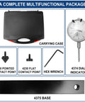 Pro Shop Sleeve Height And Counter Bore Gauge For All Diesel Engines Precision Cylinder Measurement Zero To One Inch Range includes carrying case and tools.