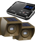Wireless Driveway Alarm System With Outdoor Motion Sensor, 1800 Ft Range, Weatherproof Receiver, Rechargeable Battery, Mute Mode