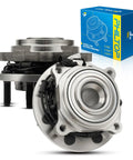 Front Wheel Hub Bearing Assembly for Ram 2500 2014 2018 and Ram 3500 2013 2018 8 Lug Two Piece With ABS Wheel Bearing Hub Replacement Kit