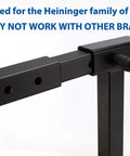 Five Eighth Inch Diameter Threaded Receiver Hitch Lock Pin In Black, 11 Threads Per Inch, installed in 2x2 receiver