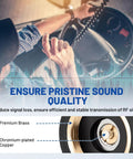 Ensuring pristine sound quality with NMO To Three Eighths Inch By Twenty Four Thread Antenna Adapter For CB Ham Radios, brass contact.