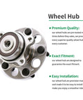 Rear Wheel Hub Bearing Assembly Set Of 2 For 2006 2011 Honda Civic LX DX ABS Models Direct Fit OE Replacement Hubs And Bearings 5 Lug Rear Left And Right