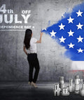 14 Piece Airbrush Adapter Set With Quick Disconnect Fittings And Quick Release Hose Connectors For Air Compressors on July 4th theme