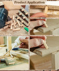 Heavy Duty 100 Count Half Inch By Four Inch Wooden Dowels Pins Fluted Dowel Rods Natural Burlywood Hardwood For Furniture Assembly Shelves Cabinets DIY Crafts And Woodworking Projects used in furniture and shelf assembly