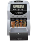 Heavy Duty Automatic Digital Coin Counter Bankroll Wrapper Separates Pennies Dimes Nickels Quarters Smoothly with LCD display.