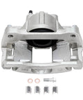 2 Piece Front Brake Caliper Replacement Kit For 2007 To 2018 Jeep Wrangler Liberty And Nitro With Brackets Disc Brake Calipers Upgrade For Safer Stops And Easy Install showing caliper and brackets