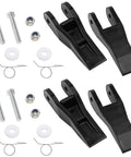 Extension Ladder Lock Flipper Kit 29 1 Replacement components for aluminum and fiberglass ladders, includes bolts and springs.