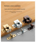 Easy Install Cabinet Door Hardware Kit For Storage Cabinets With Push Open Action Snap Closures in multiple finishes on display