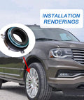 Installation rendering with Two Pack Auto Locking Hub Actuators for 4x4 Trucks and SUVs on a Ford SUV