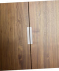Hidden Finger Pulls For Cabinets And Drawers, 64mm Hole Spacing, Brushed Aluminum Invisible Handles on wooden cabinet door