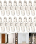 4 Piece Stainless Steel 360 Degree Concealed Door Hinges Set For Cabinets Drawers And Windows Built To Last Durable Corrosion Resistant Pivot Hinges For DIY Home Upgrades