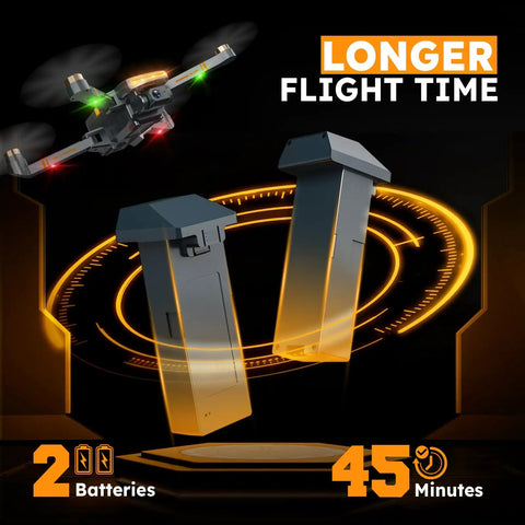4K GPS Drone With Brushless Motors And Follow Me Mode, Beginner Friendly, Long Flight Time And Range, 5G FPV Transmission batteries