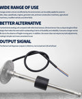 0 To 190 Ohms Marine Fuel Sending Unit 8 Inch Stainless Steel Boat Gas Tank Sender Gauge Sensor for Cars Trucks and Watercraft