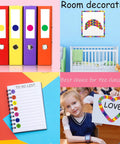 Color Coding Dot Stickers Set 2800 Pack for organizing files, decorating walls, labeling notebooks, classroom use, colorful dots