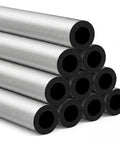 Stack of All Weather Self Adhesive Pipe Insulation Tubes 36 Inch Long Outdoor Foam Water Pipe Insulation Kit with Heat Reflective Aluminum Layer