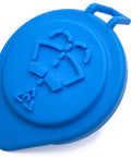 BMW Mini Windshield Washer Fluid Reservoir Cap Direct Fit Replacement For 2005-2019 Models blue cap front view