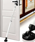 Heavy Duty 3 In 1 Door Security Bar With High Strength Steel And Anti Slip Rotating Base Built To Last Adjustable Up To 46 Inches