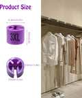 900 Piece Plastic Clothes Hanger Size Markers Set With Nine Bright Color Coded Clips From XXS To 4XL For Quick Visual ID