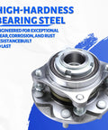 Close-up of Front Wheel Bearing Hub Assembly Set 2x 950-004 for Toyota Tacoma, 4Runner, FJ Cruiser with high-hardness bearing steel.