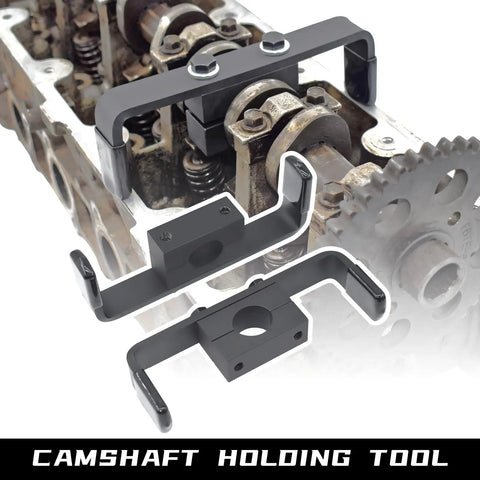 Ford Engine Timing Tool Kit For 4.6L 5.4L 6.8L V8 Engines With Valve Spring Compressor Tool and Camshaft Holding Tools