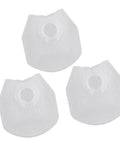 3 Pack Fuel Pump Strainer Filter Replaces Part Numbers 49040 0717 0718 0719 0033 0034 For Kawasaki Teryx 750 Brute Force 750 Mule 4000 4010 white filters with openings
