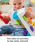 Toddler playing with Toddler Tap And Turn Tool Bench Play Set For Tiny Tot Builders, Kid Friendly, A Two Sided Construction Toy