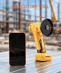 Heavy Duty Brushless Mini Circular Saw Goes Hard On Tough Stock Delivers Smooth Action, 3-inch wheel, 8.5-inch tool height