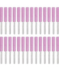 32 Pcs Diamond Chainsaw Sharpener Kit With 5.5 mm Grinding Heads High Hardness Diamond Stones For Chainsaw Chains Files Woodworking Pink