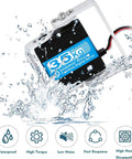 Waterproof 35Kg Coreless Robot Servo with 8.4V beefy torque, steel gear, and 270-degree rotation for RC vehicles and humanoids.