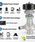 Portable Micro Hydroelectric Generator Power Station 1000W 110V-220V with bearing turbine for camping and off-grid use