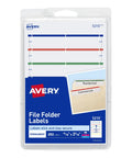 Foolproof Easy Peel File Folder Labels On 4X6 Sheets, Assorted Color Coded Tabs For Smart Office Organization, Print Or Handwrite, 252 Count Bulk Pack To Keep Paperwork Neat And Sort Files Swift - Packaging with assorted labels and sizes.
