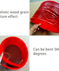 Concrete Stamp Set With Wood Grain And Stone Wall Textures for DIY pro-grade stamped concrete projects, flexible mold shown.