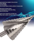 Upgrade Your Hardware Game With This Rad Step Drill Bit Set Ranging From Six To Sixty Millimeters Perfect For Chopping Clean Holes In Metal Plastic Aluminum And Steel Featuring Dual Wave Debris Removal For Zero Clogging And Heavy Duty Engraved Sizing So, step drill bit with engraved sizes for metal and plastic