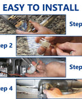 Step-by-step installation of Plug And Play Direct Fit Oven Igniter Replacement For GE Samsung Hotpoint Kenmore Gas Ranges