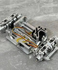 Metal RC Car Chassis Frame For Mini Q 1/28 With Multi Wheelbase Bottom Plate And Second Floor Slab Upgrade For Drift And Racing